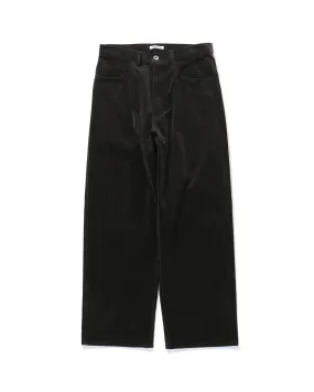 FINX CORDUROY PANTS DARK BROWN